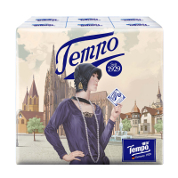 [苏宁易购超市]Tempo/得宝 复刻版手帕纸4层*12包