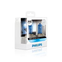 飞利浦(Philips) 汽车升级灯泡/蓝钻之光H4 2支装 色温5000K