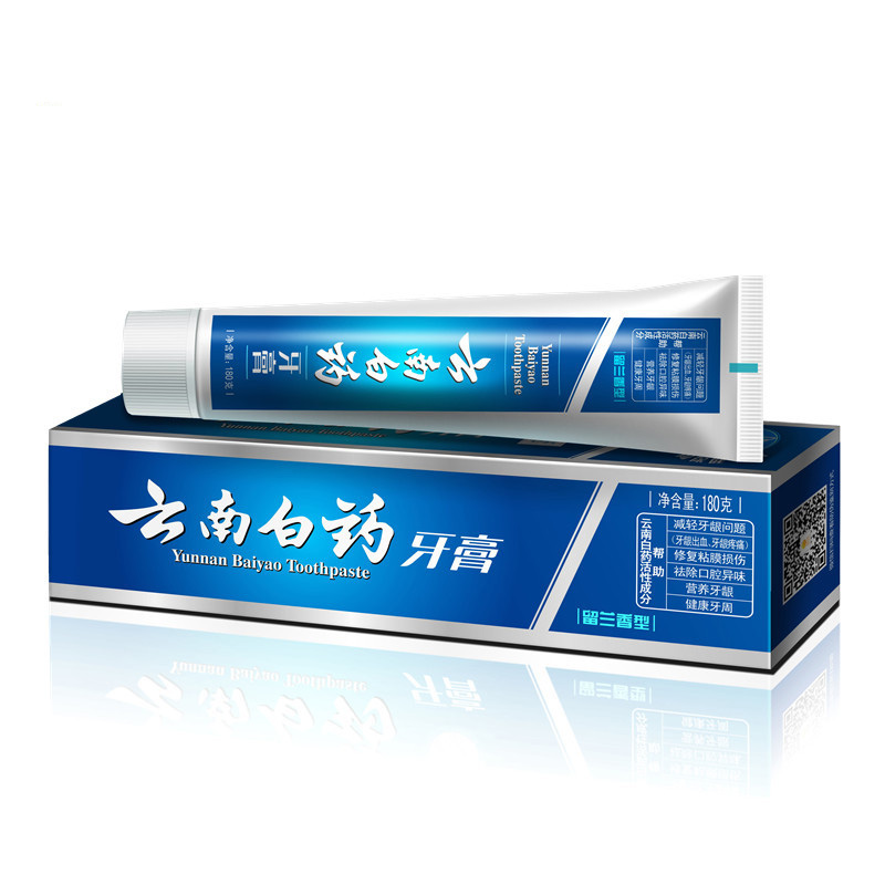 云南白药(YUNNAN BAIYAO) 牙膏 180g(留兰味)(支)
