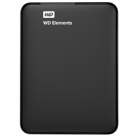 西部数据WDElements Portab新元素系列2.5英寸USB3.0移动硬盘500G(WDBUZG5000ABK)