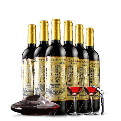 西班牙瓦伦西亚进口红酒 勒格尔伯爵干红葡萄酒750ml*6