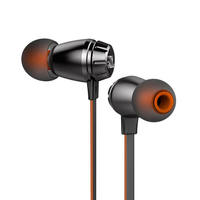 JBL T380A 入耳式有线耳机 双动圈 手机耳机 黑色