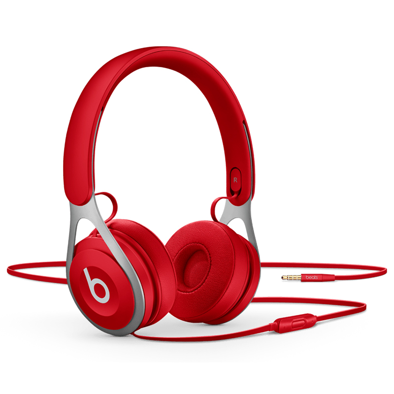 Beats EP 头戴式耳机 运动跑步耳机 有线电脑耳机- 红色