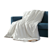 凯盛家纺(KAISHENG) 被子被芯丝语提花蚕丝被 2.0*2.3m 白色