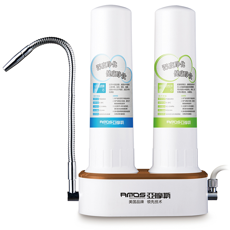 亚摩斯(AMOS)净水器家用直饮净水机厨房净化滤水器自来水过滤器AS-UF05