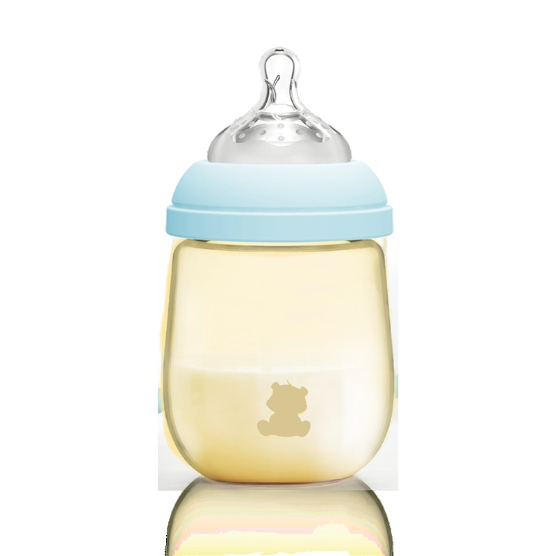 小白熊(XIAOBAIXIONG)初生儿宽口径PPSU奶瓶 婴儿奶瓶防摔耐用天使系列奶瓶 蓝色160ml 09725