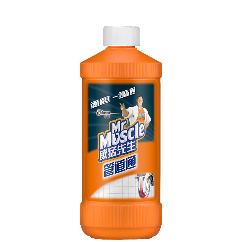 威猛先生(Mr Muscle) 管道马桶厕所 疏通剂 管道通 500g (瓶)