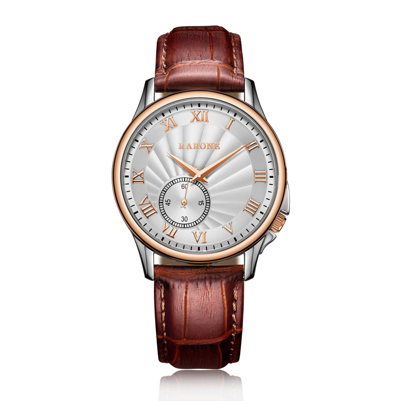 雷诺(RARONE)手表 见证系列石英男表皮带