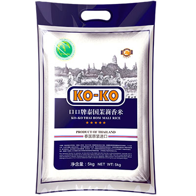 口口(KO-KO)泰国茉莉香米5kg/每袋 泰国原装进口