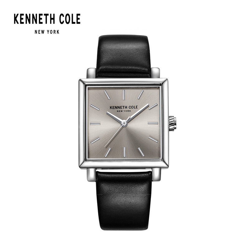 KennethCole女士皮带石英表时尚简约方形表盘防水时装女表KC10030821