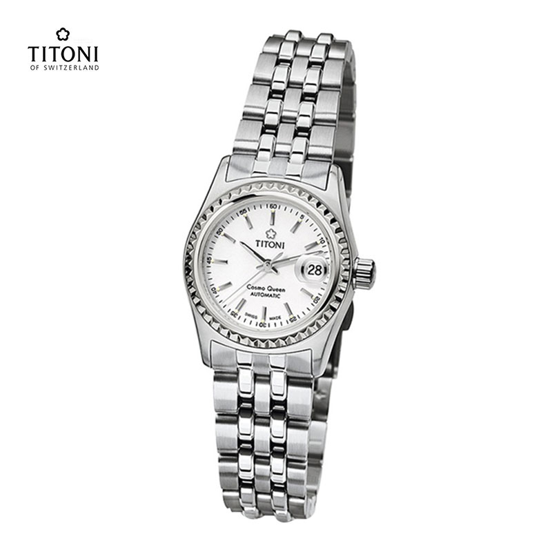 TITONI梅花宇宙系列机械表女表728S-310