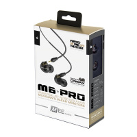 MEEaudio M6Pro 专业舞台监听耳机 HiFi入耳式运动立体声音乐耳机 透黑色
