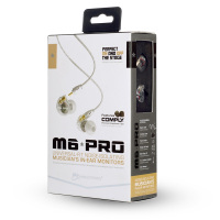 MEEaudio M6Pro 专业舞台监听耳机 HiFi入耳式运动立体声音乐耳机 透明色