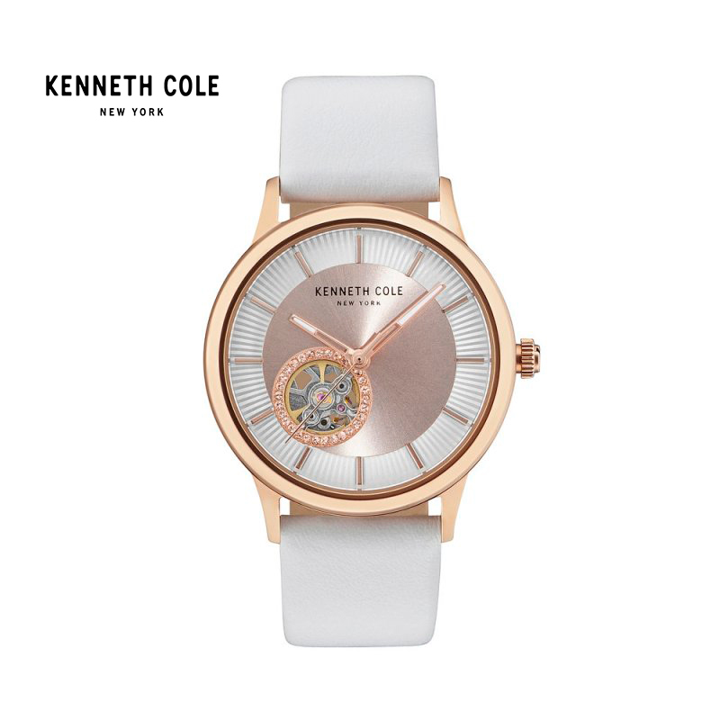 KennethCole凯尼斯克尔手表新款女士自动机械表时尚镂空女表正品KC15124002
