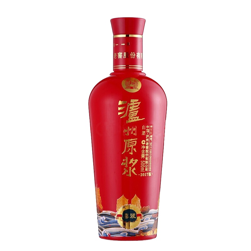 泸州老窖出品 泸州原浆喜装 52度 500ml*6 白酒 整箱装