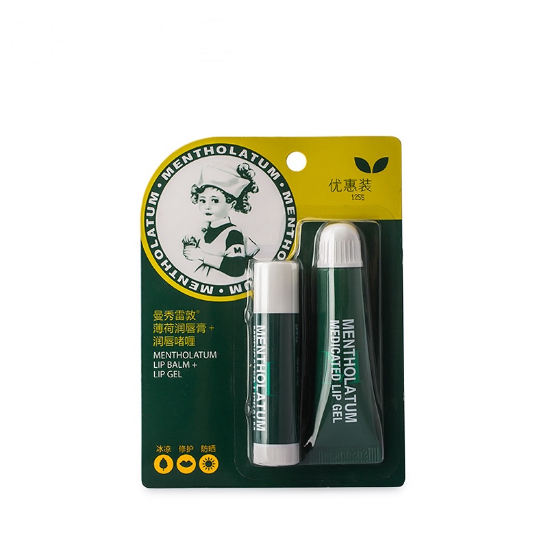 曼秀雷敦薄荷润唇者喱+薄荷唇膏(BOGOF Pack) (8g+3.5g )
