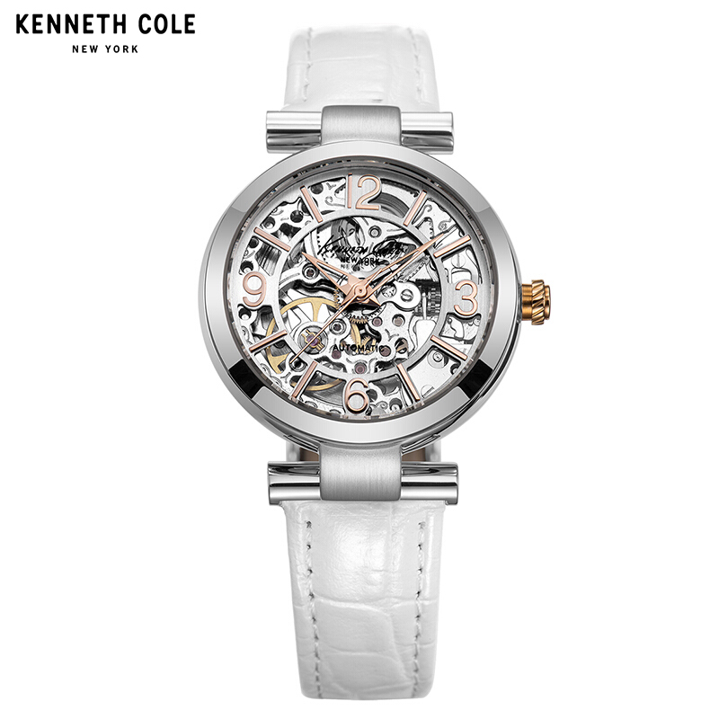 KennethCole/凯尼斯.克尔女士手表美国时尚镂空自动机械女表正品KC10022296