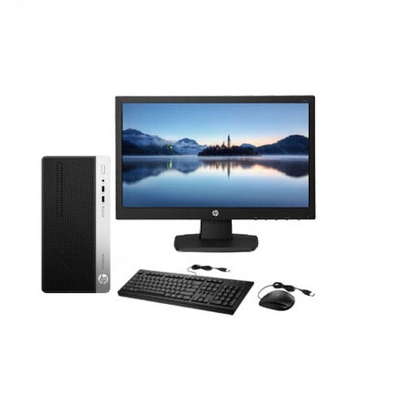 惠普(HP)商用台式电脑480 G4 MT+20寸显示器(I5-6500 4G 500GB DVDRW Win7)