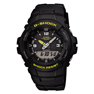 卡西欧(CASIO)手表G-SHOCK系列双显运动男表G-100-9C