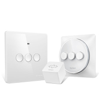 领普科技K3智能无线开关全屋套装 远程遥控定时开关灯感应开关单控多控随意控随手贴一键全开全关