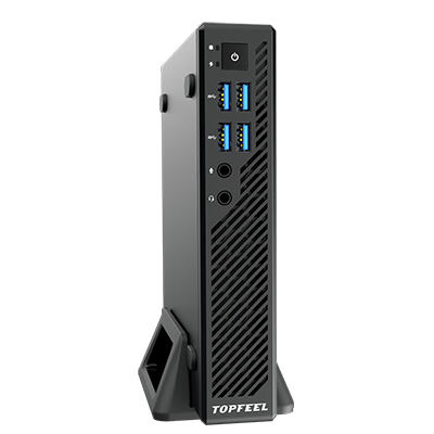 极夜TOPFEEL商用办公迷你电脑微型台式主机T68M i7-7700/8G/128固态+1T 政府采购清单 3年上门