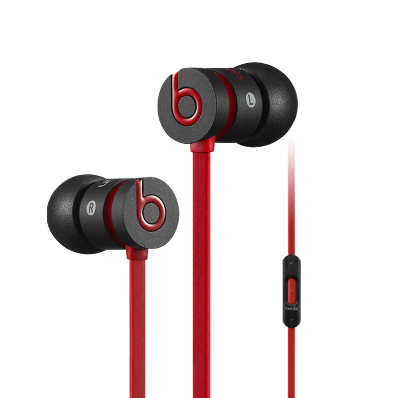 Beats urbeats 黑色入耳式耳机 重低音降噪线控耳机 耳塞式带麦耳机