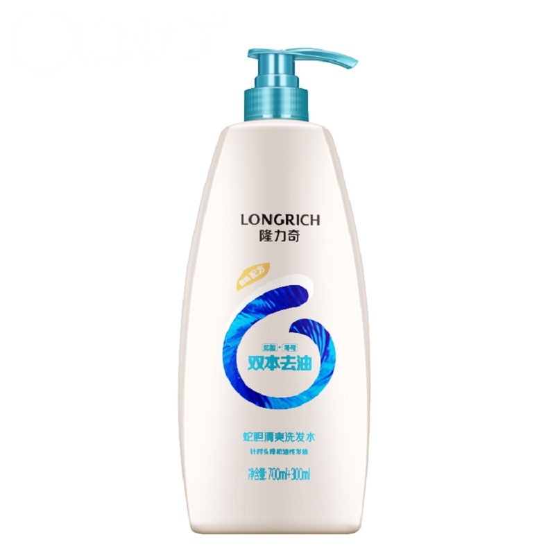 隆力奇 蛇胆清爽 洗发露 700ml+300ml(瓶)