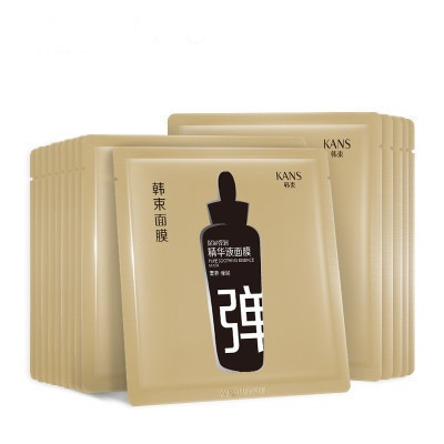 韩束(Kans) 保湿弹润精华液面膜24.6ml*15(保湿补水 奢养润颜 弹润亮肤 韩束黑面膜 护肤品 面膜女)