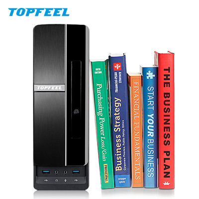 极夜topfeel 商用T600S办公迷你微型台式机电脑主机(I3-6100 8G 1T 3年上门 无线蓝牙)