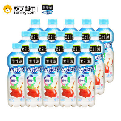 美汁源 果粒奶优 原味 450ml*15瓶 箱装 国产果味奶饮料 可口可乐cocacola荣誉出品
