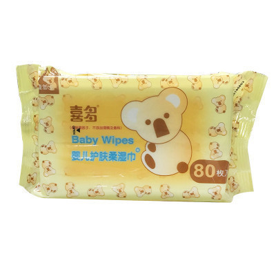喜多婴儿护肤柔湿巾80抽*6包-H14353Z(保存3年)