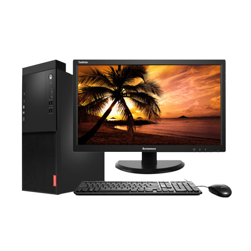 联想(Lenovo)启天商用M415台式电脑+19.5英寸屏(i5-7500 8G 1T 2G独显 DOS)