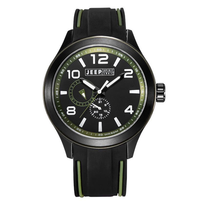 吉普(Jeep)手表 Spirit炫彩运动腕表JPS801 手表 运动潮流 男士石英表 JPS80104