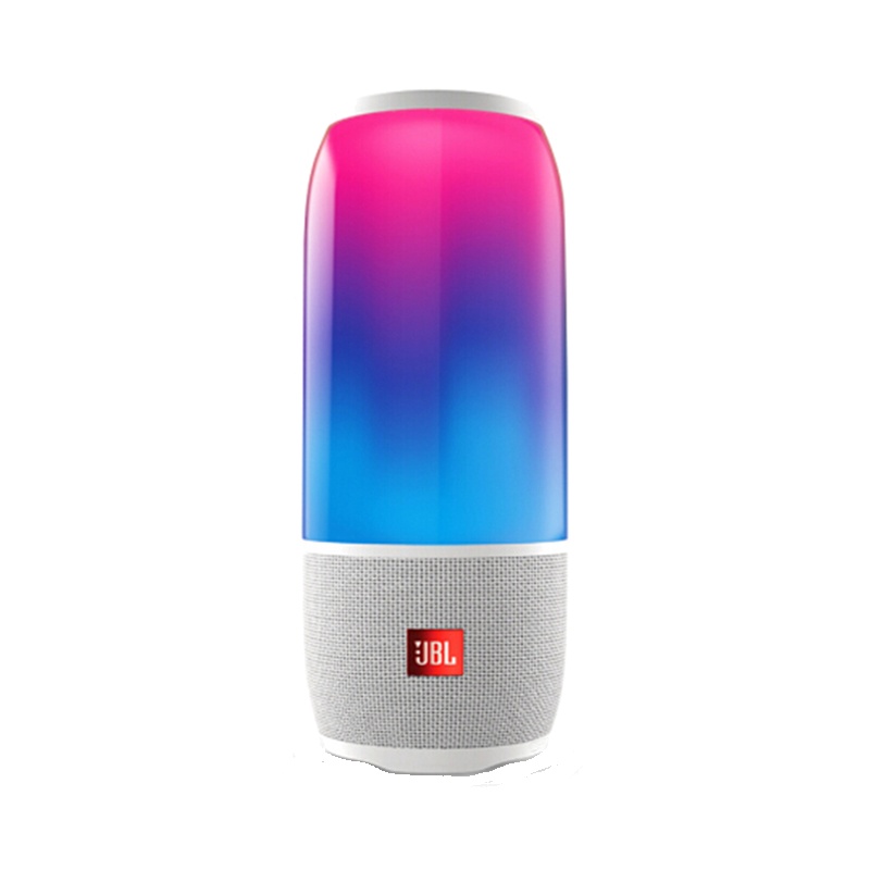 JBL Pulse3 音乐脉动3 炫彩蓝牙音箱 音响 低音炮 便携迷你音响 音箱 防水设计 珍珠白