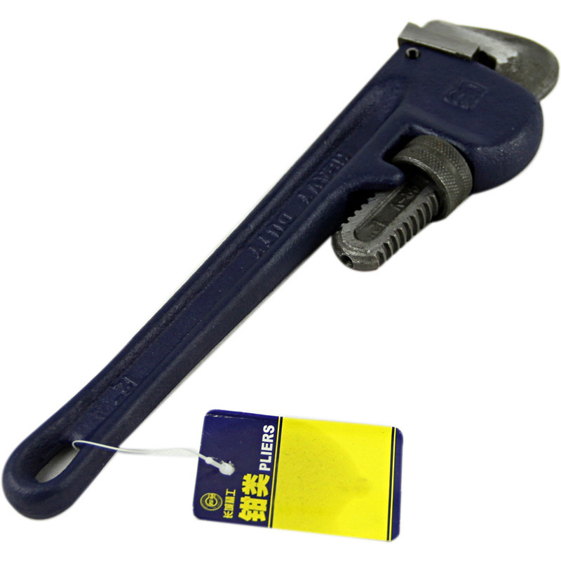 长城精工美式喷塑高强度重型管子钳450mm