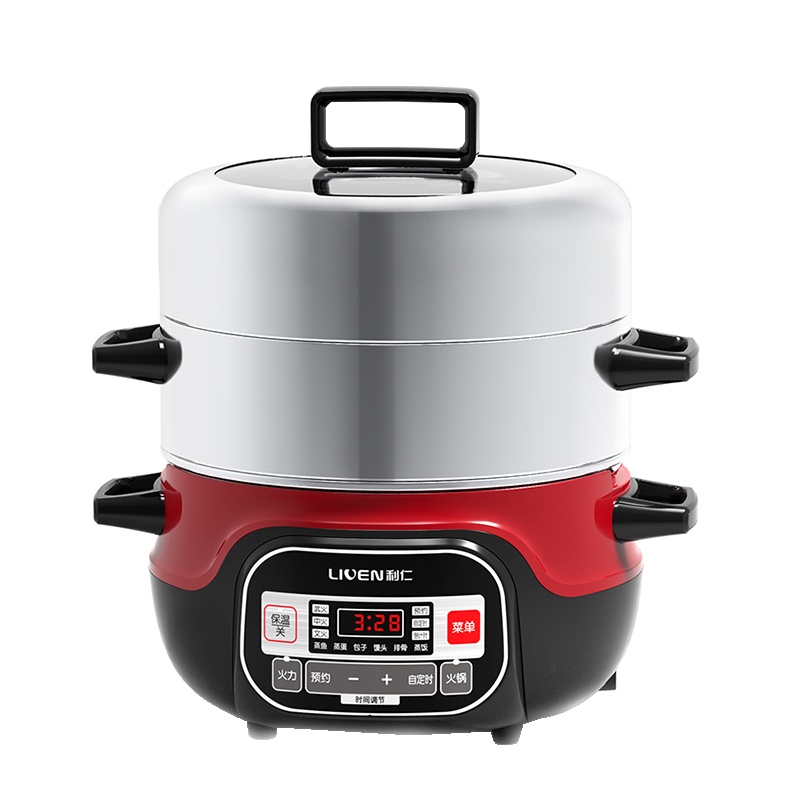 利仁(Liven)DZG-D4200电蒸锅 4.2L/升 不锈钢内胆锅体 厚实耐用 电火锅电涮锅奶锅(电脑版)