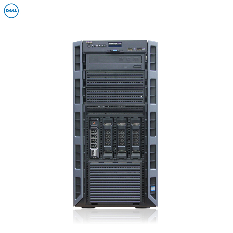 戴尔(DELL )T330服务器(E3-1225 V5 2*4G 2*1TB DVDRW 2*495W电源)