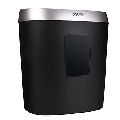 Deli 得力 9929碎纸机 大功率 3级保密 条状电动办公 17L 大容量 黑色