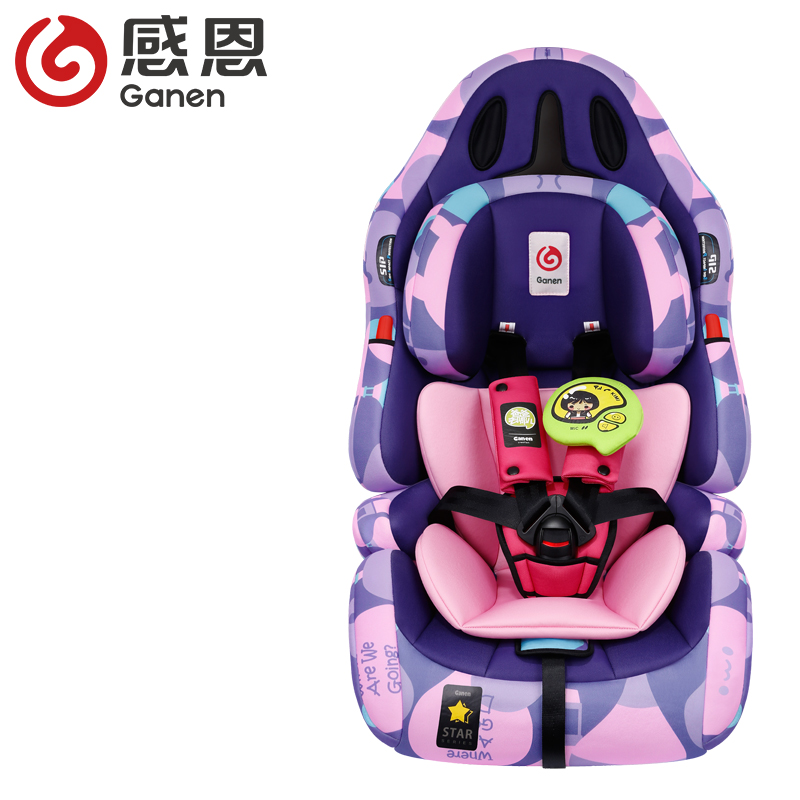 [苏宁自营]感恩冒险家爸爸去哪儿定制款 儿童安全座椅 汽车安全座椅婴儿布功能座垫