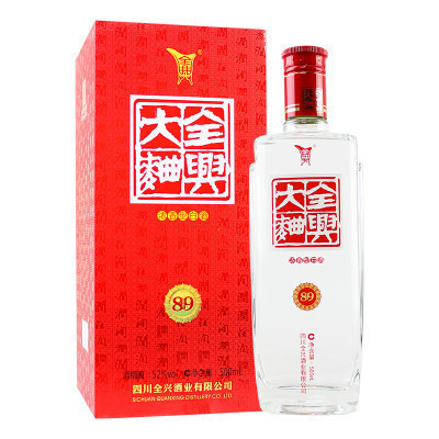 全兴 全兴大曲 金奖89 52度 500ml 单瓶装 白酒