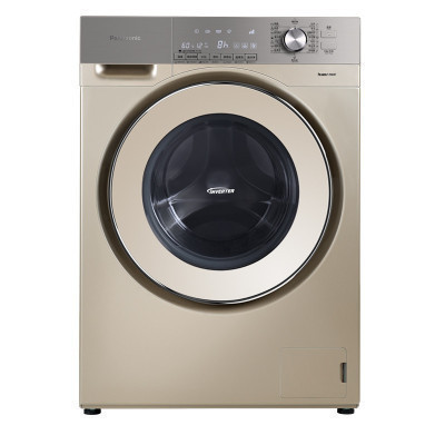松下(Panasonic) XQG100-E1A26 10公斤 变频大容量 六项智控高效洁净 滚筒洗衣机