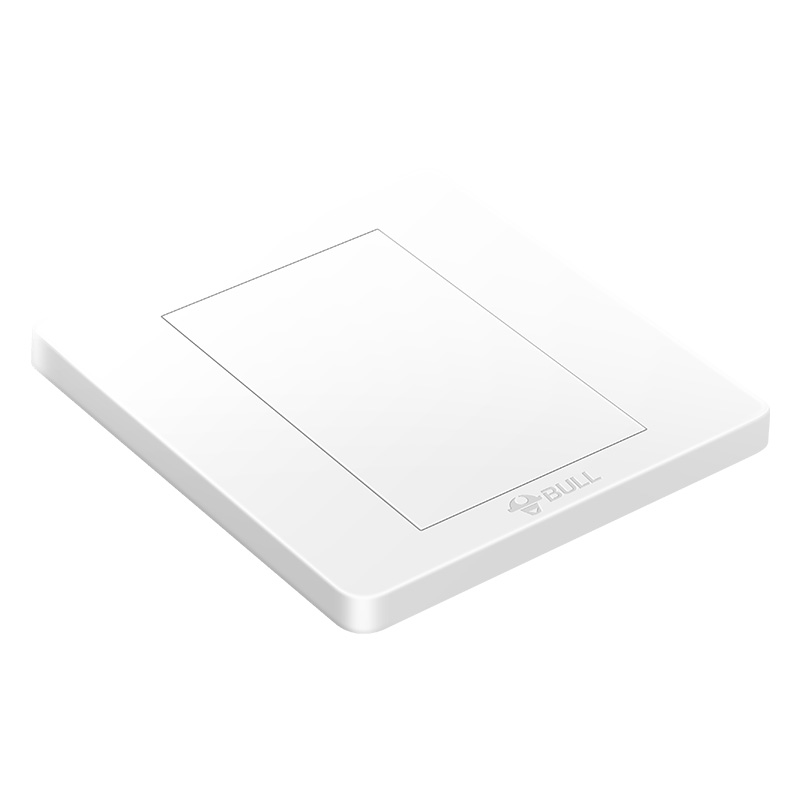 公牛(BULL) 开关插座 G07系列 防溅盒面板白板 86型面板G07B101 白色 白色 面板白板