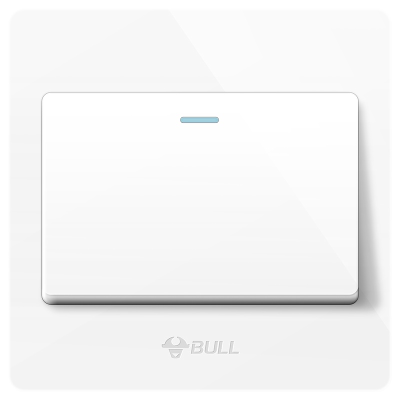 公牛(BULL) 开关插座 G07系列 一开双控开关 86型面板G07K112Y 白色