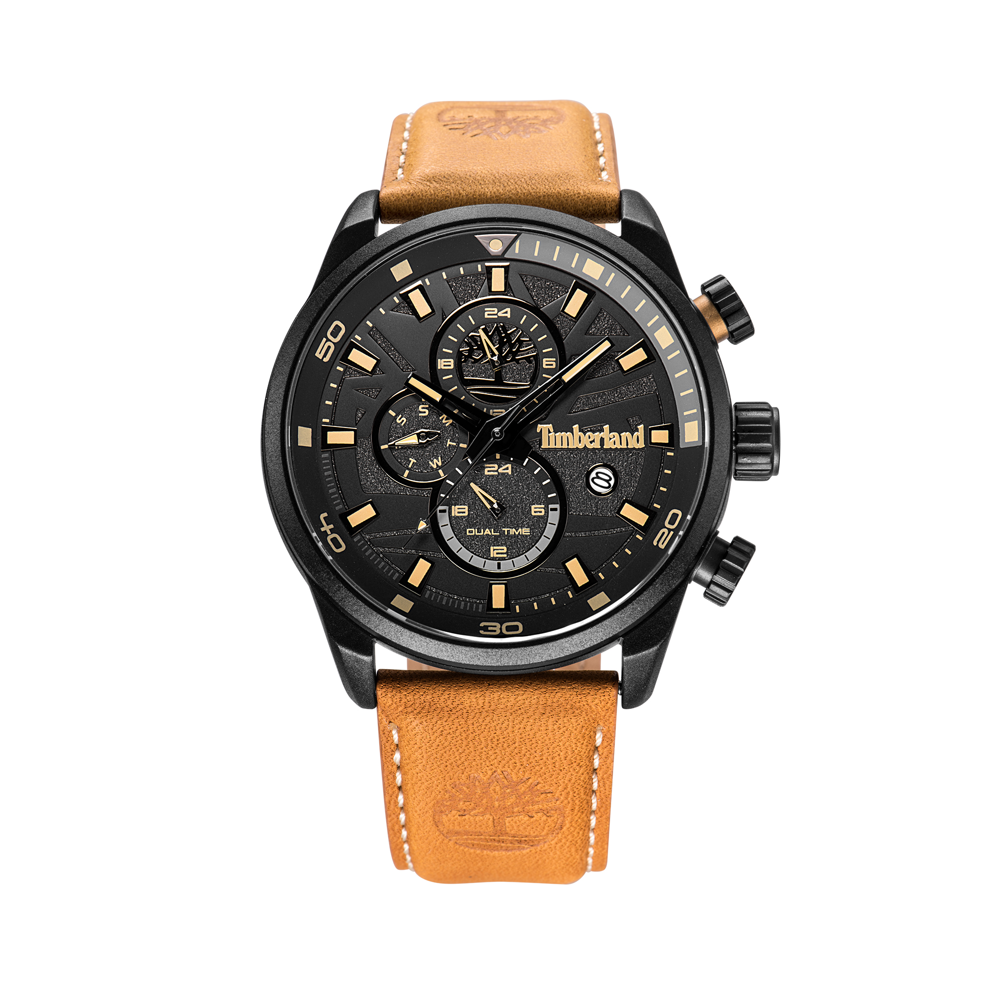 Timberland/添柏岚 新品男表时尚休闲皮带防水运动户外多功能表TBL.14816