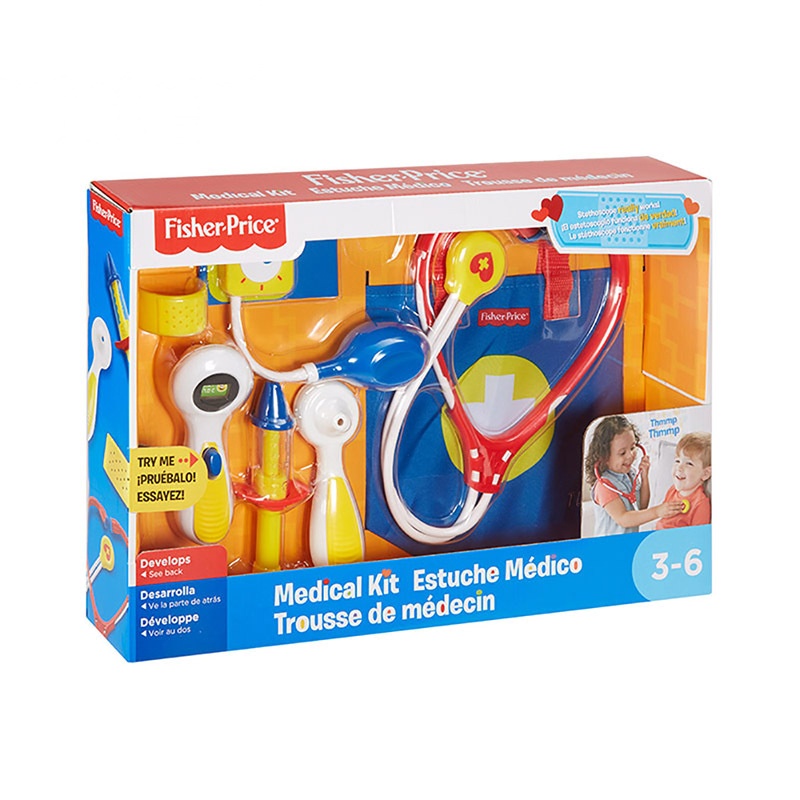 Fisher Price 费雪新小医生套装2 塑胶材质适合3岁以上宝宝 FFY7
