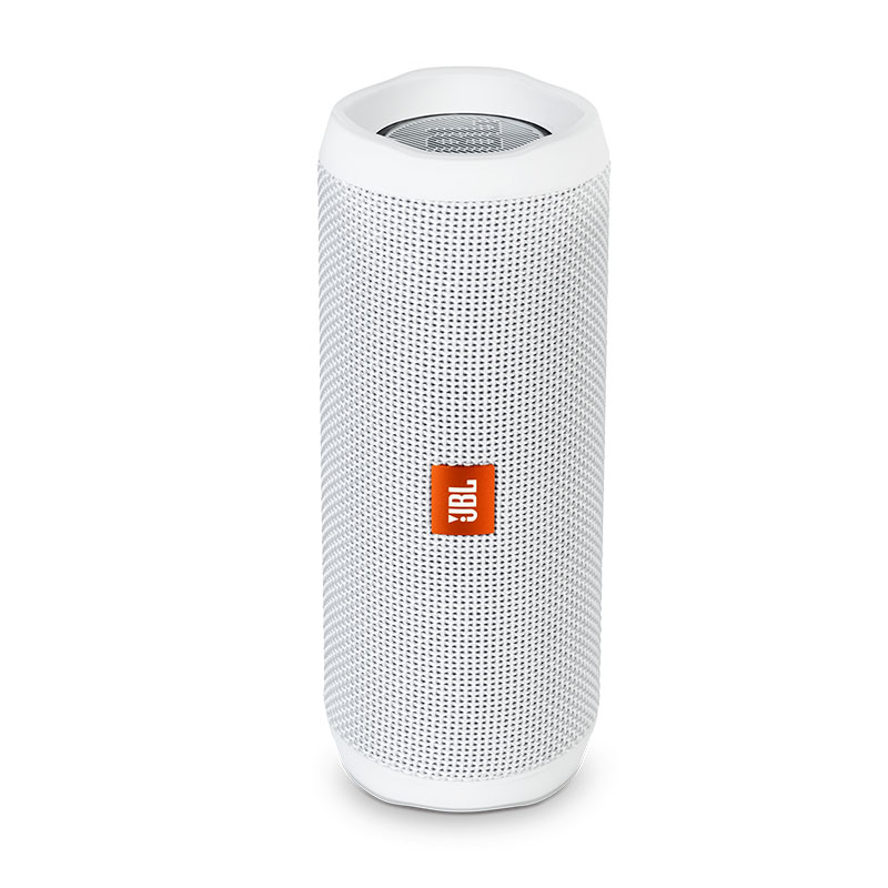 JBL Flip4 音乐万花筒4 蓝牙小音箱 音响 低音炮 防水设计 支持多台串联 便携迷你音响 音箱 珍珠白