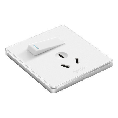 公牛(BULL) 开关插座 G18系列 16A一开单控三孔空调热水器插座面板 86型面板G18E204