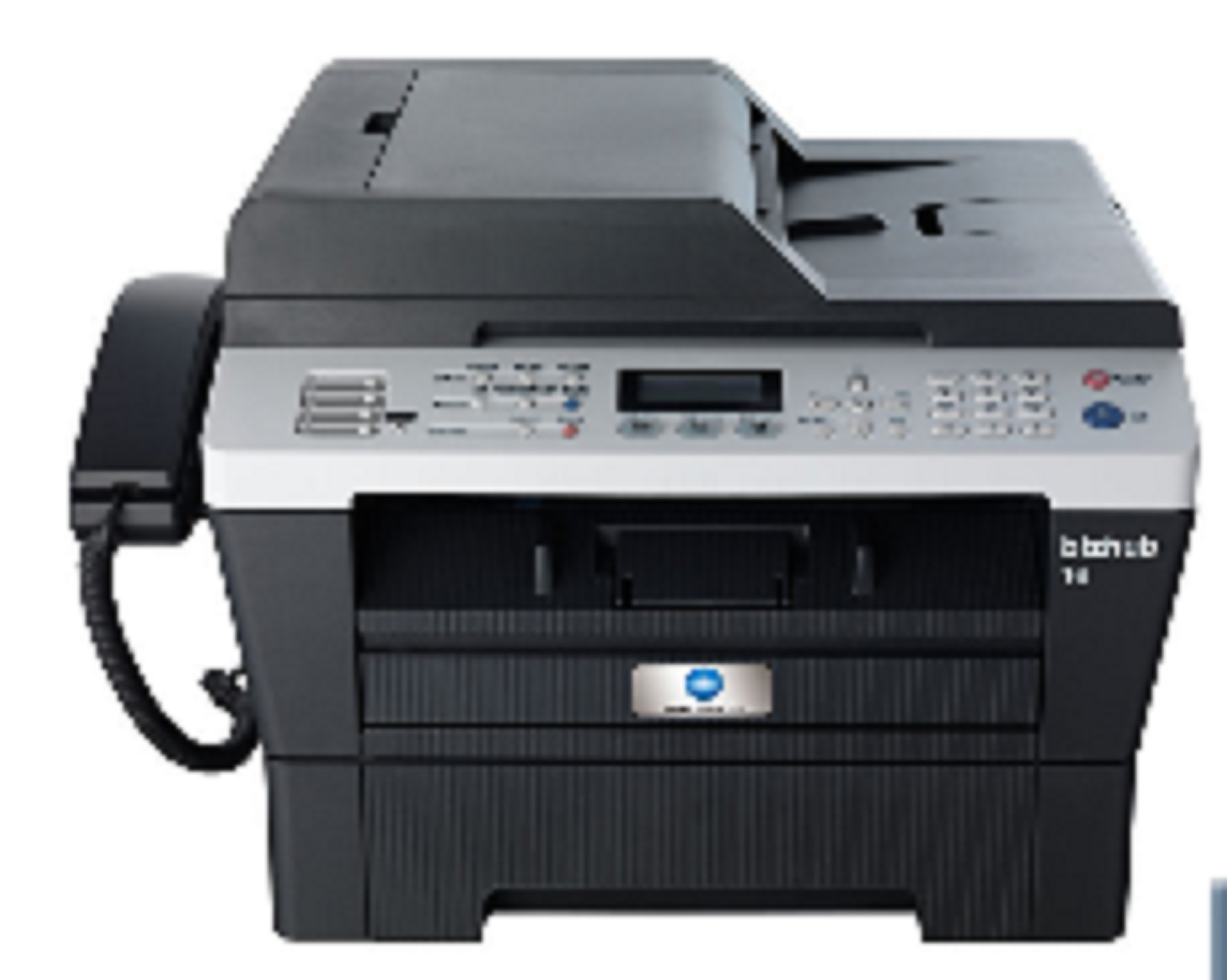 柯尼卡美能达多功能打印机B16打印复印扫描传真四合一,