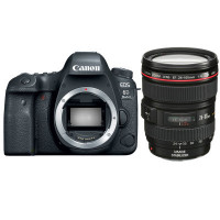 佳能(Canon) EOS 6D2(24-105 STM+电池+闪光灯+三脚架) 数码单反相机 单镜头套装 约2620万