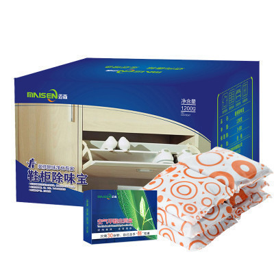 迈森鞋柜除味宝1200g 家用除苯除甲醛活性竹炭包